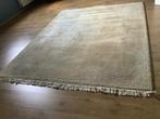 Wollen tapijt Nepal, Huis en Inrichting, Stoffering | Tapijten en Vloerkleden, Ophalen, Gebruikt, Beige, 150 tot 200 cm