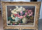 Herman COURTENS, compositie met bloemen, Antiek en Kunst, Ophalen