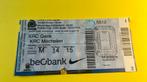 Ticket RC Genk RC Mechelen beker België 24/09/14 Cofidis, Verzenden