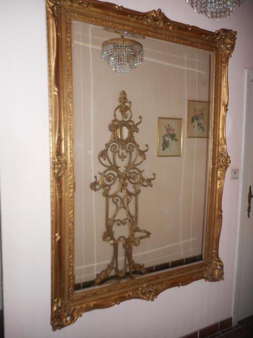 GROOOOTE antieke spiegel van rond eeuwwisseling 1800-1900, Antiek en Kunst, Antiek | Spiegels, Rond, Ophalen