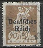 Duitsland 1920 - Yvert 118F - Bavaria met opdruk (ST), Verzenden