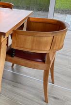 Twee stoelen armleuning Giorgetti by Leon Krier, Comme neuf, Vintage, Enlèvement, Rouge