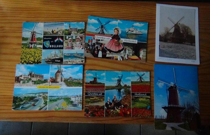 Postkaarten met molens, Verzamelen, Postkaarten | Themakaarten, Gelopen, Overige thema's, Ophalen of Verzenden