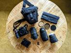 Nikon D7200 + 3 lenzen (professioneel basispakket), Audio, Tv en Foto, Spiegelreflex, Gebruikt, 24 Megapixel, Nikon
