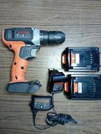 BLACK+DECKER 18 Volt accuboormachine/-schroevendraaier, Doe-het-zelf en Bouw, Ophalen, Zo goed als nieuw, Boor- en Schroefmachine