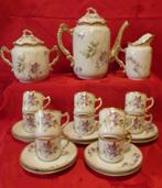 Antiek koffieservies 1875 - 1900 Limoges ?, Ophalen of Verzenden