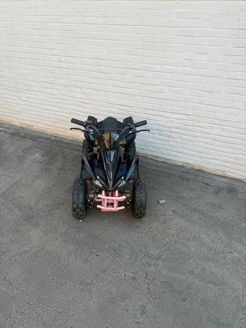 Elektrische kinderquad 800watt roze /zwart, Ophalen, Gebruikt
