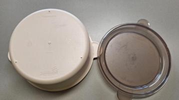 Tupperware Microwave 200 kom ; max 200 °C  2 liter, Enlèvement ou Envoi, Comme neuf, Crème