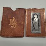 NOTRE-DAME DE LOURDES *ICÔNE ANTIQUE RECTO-VERSO *, Enlèvement, Comme neuf, Autres types, Christianisme | Catholique