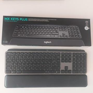 Logitech MX Keys Plus-toetsenbord (AZERTY FR) — als nieuw beschikbaar voor biedingen