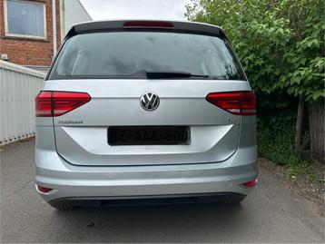 Volkswagen Touran 1.6 TDI Trendline Bluemotion 7-zits, Auto's, Monovolume, Bedrijf, 5 deurs, Zilver of Grijs