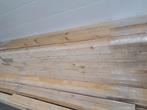 Ruw vuren balkjes, Doe-het-zelf en Bouw, Hout en Planken, Ophalen, Gebruikt, 250 tot 300 cm, 50 mm of meer