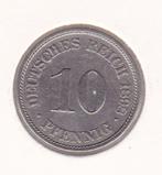 Duitsland 10 pfennig 1898F, Postzegels en Munten, Ophalen of Verzenden, Duitsland, Losse munt