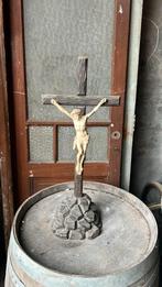 Crucifix kruisbeeld hout, Antiek en Kunst, Ophalen