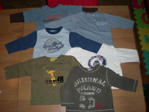 Pakket longsleeves jongen merkkleding-maat 74, Kinderen en Baby's, Babykleding | Maat 74, Gebruikt, Jongetje, Shirtje of Longsleeve