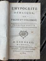 Livre ancien. L’hypocrite démasqué ou Félix et Colombe, Ophalen of Verzenden, Gebruikt