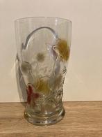 Schitterende antieke vaas van gegoten glas, Ophalen of Verzenden