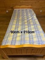 1 persoonsbed, Huis en Inrichting, Slaapkamer | Bedden, Ophalen, 90 cm, Eenpersoons, Bruin