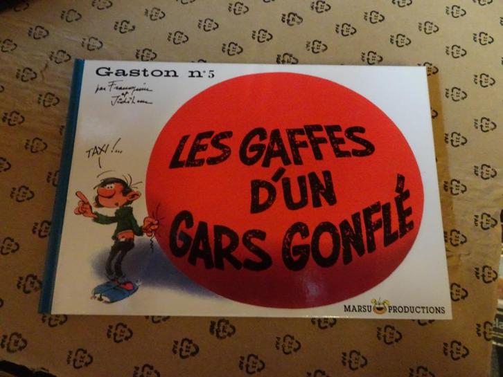 BD Gaston Lagaffe - Italiaans formaat nr. 5, Verzamelen, Stripfiguren, Boek of Spel, Guust of Robbedoes, Ophalen of Verzenden