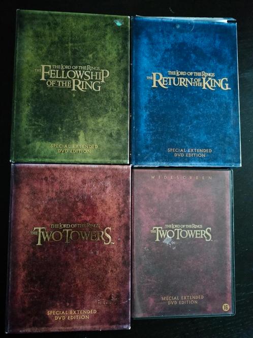 Lord of the Rings 4 Special Extended DVD Editions, Collections, Lord of the Rings, Comme neuf, Enlèvement ou Envoi