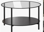 Table salon en verre et brun foncé ikea, Maison & Meubles, Tables | Tables de salon, Enlèvement, Verre
