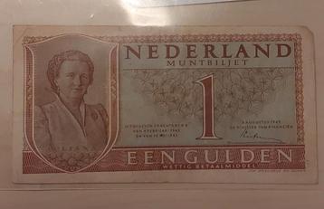 Bankbiljet 1 Nederlandse Gulden - 1949 beschikbaar voor biedingen