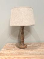 Tafellamp hout met linnen kap nieuw, Ophalen, Nieuw, Hout