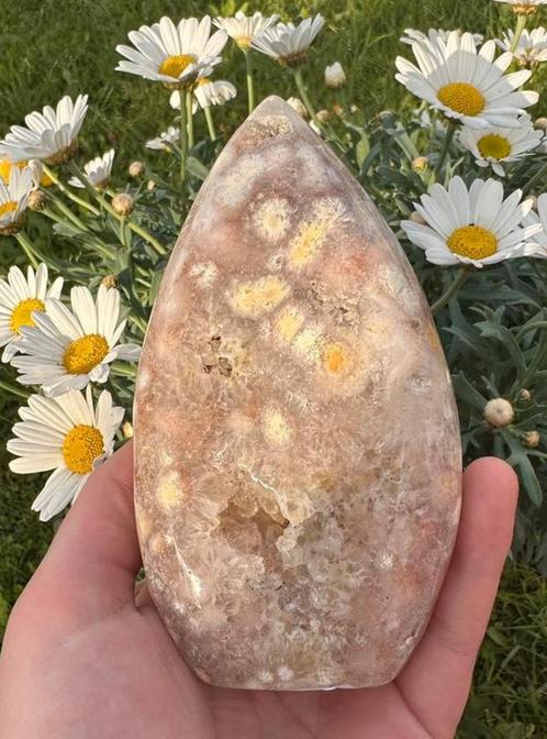 Prachtige roze amethist vlam!, Verzamelen, Mineralen en Fossielen, Ophalen of Verzenden