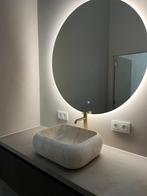 Elegante lavabo in natuursteen 50 x 40 x 18 cm, Huis en Inrichting, Ophalen, Nieuw, 50 tot 100 cm, Minder dan 100 cm