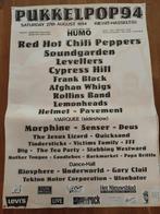 Poster pukkelpop 94 origineel, Ophalen, Rechthoekig Staand, Deurposter of groter, Zo goed als nieuw