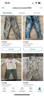 Jongenskledij maat 56 tot 80, Kinderen en Baby's, Babykleding | Maat 56, Ophalen, Overige typen, Zo goed als nieuw, Verschillende merken