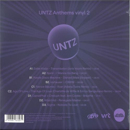 Various Artists - UNTZ Anthems 2 12" (Incl. Transmission), Cd's en Dvd's, Vinyl | Dance en House, Nieuw in verpakking, Techno of Trance