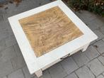 Salontafel Notelaar, Ophalen, Gebruikt, Minder dan 50 cm, Rechthoekig