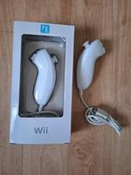 2 Wii nunchuk-controllers, waarvan 1 in een doos, Ophalen of Verzenden, Gebruikt, Wii, Wii-mote of Nunchuck