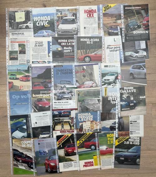 HONDA SPORTIEVELINGEN - ARTIKELS, Boeken, Auto's | Folders en Tijdschriften, Honda, Ophalen of Verzenden