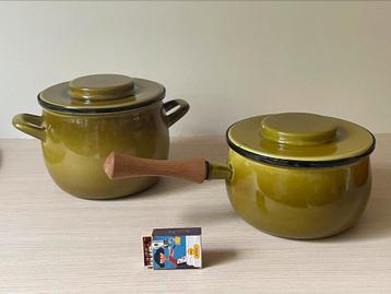 Pots en émail vintage | Holland-Pottery, Enlèvement ou Envoi