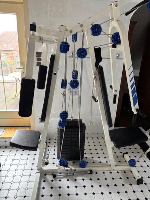 HomeGym apparaten, Sport en Fitness, Fitnessapparatuur, Gebruikt, Overige typen, Armen, Benen, Borst, Buik, Rug, Metaal, Ophalen