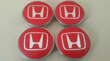 Cache-moyeux Honda rouge/noir/argent, diamètre 58 mm, 60 mm, Enlèvement ou Envoi, Neuf