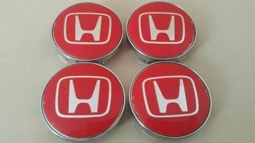 Honda naafdoppen rood/zwart/zilver dia 58 mm , 60mm of 69 mm, Auto diversen, Wieldoppen, Nieuw, Ophalen of Verzenden