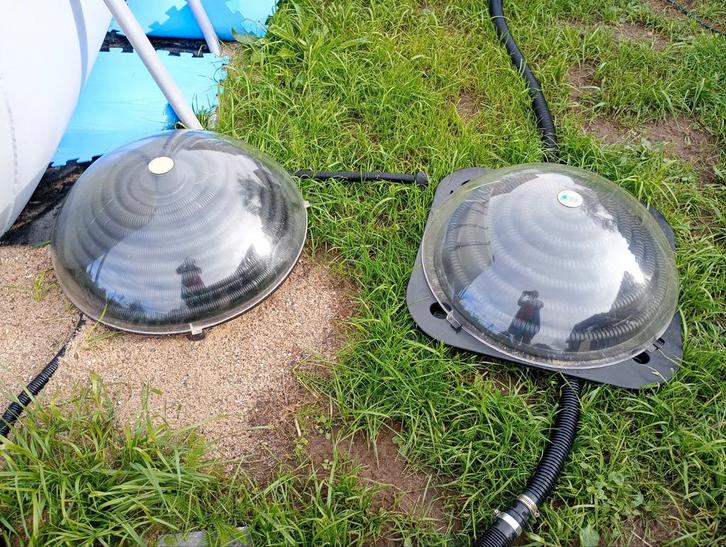 3 zonnekoepels voor zwembaden, Tuin en Terras, Zwembad-toebehoren, Zo goed als nieuw, Ophalen