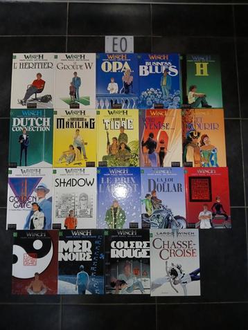 Lot de 19 bd largo winch 1 à 19, toutes EO 