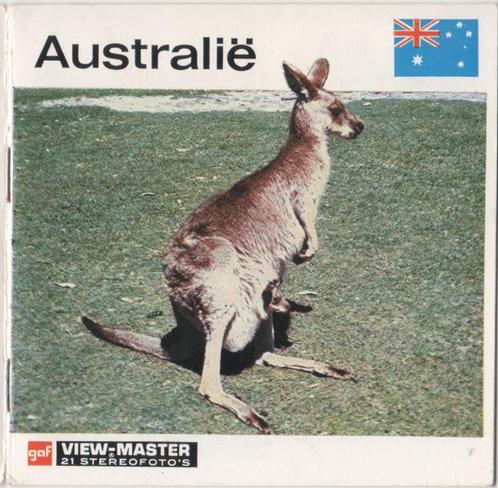 View-master Australië B 299 Boekje NL, Antiek en Kunst, Antiek | Speelgoed, Ophalen of Verzenden