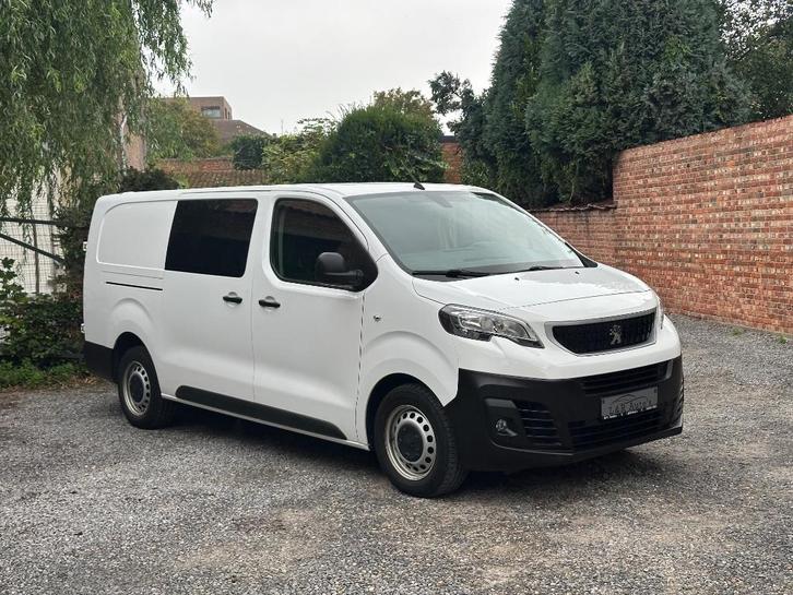 Peugeot Expert dubbel cabine Navi-Cam LEZ 2034, Auto's, Peugeot, Bedrijf, Te koop, Expert Combi, Achteruitrijcamera, Airbags, Airconditioning