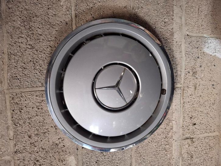 4 Enjoliveurs mercedes 15p 1985, Auto diversen, Wieldoppen, Gebruikt, Ophalen