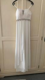 Witte jurk voor speciale gelegenheden met kristallen details, Kleding | Dames, ANDERE, Ophalen of Verzenden, Zo goed als nieuw