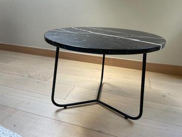 bijzettafel Marzo marmer Nero Marquina NIEUW €140 ipv €249  disponible aux enchères