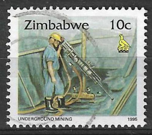 Zimbabwe 1995 - Yvert 317 - Boren voor goud (ST), Timbres & Monnaies, Timbres | Afrique, Affranchi, Zimbabwe, Envoi