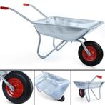 Kruiwagen Gegalvaniseerd met Luchtband en Metalen Velg 65L T, Verzenden