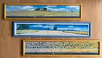 3 mooie TOSCANE foto's ingelijst in hout, Ophalen of Verzenden