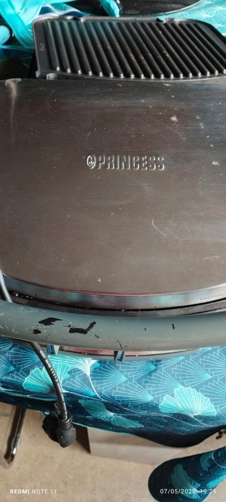 Princess grill en bakplaat, Elektronische apparatuur, Luchtbehandelingsapparatuur, Gebruikt, Ophalen